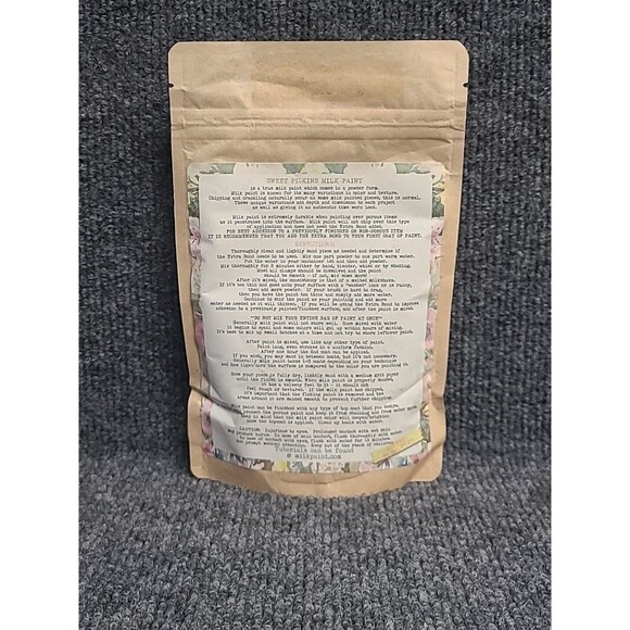 NEW Sweet Pickins Milk Paint  6 Oz ( Makes 1 Pint) Mulberry Red - Picture 3 of 3